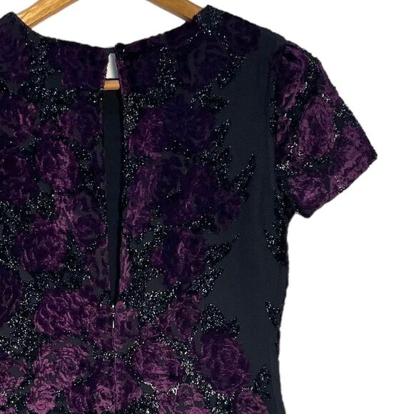 Dress the Population Short Sleeves Burnout Velvet Mini Dress Size Small‎ - Picture 12 of 16